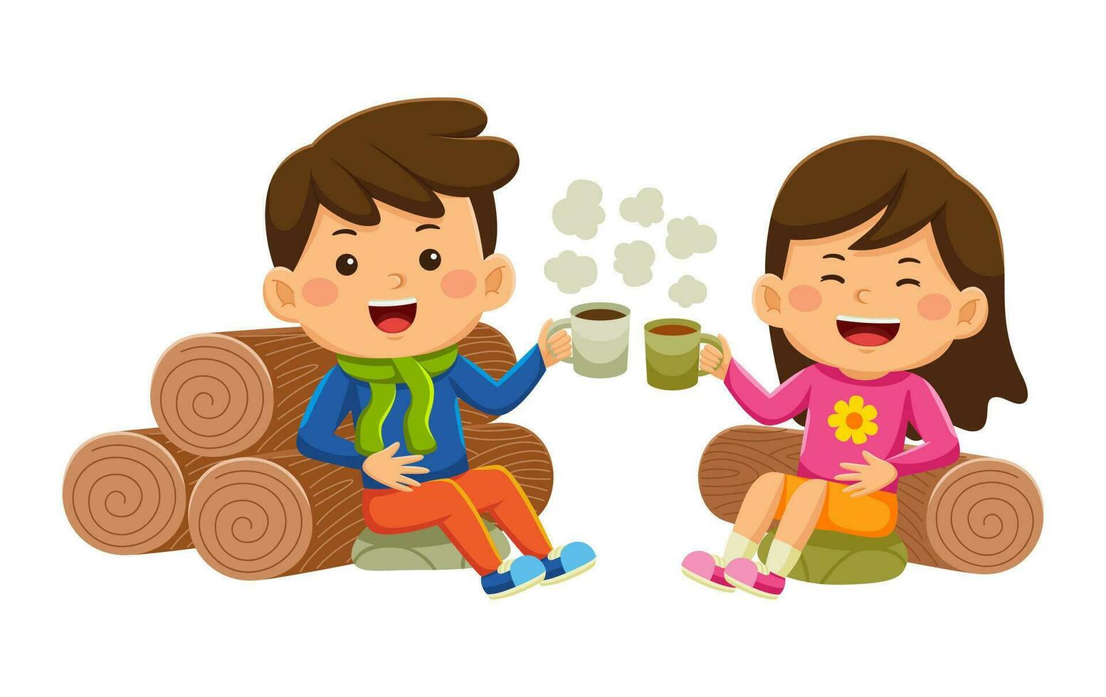 Kids Activity Vector Illustration