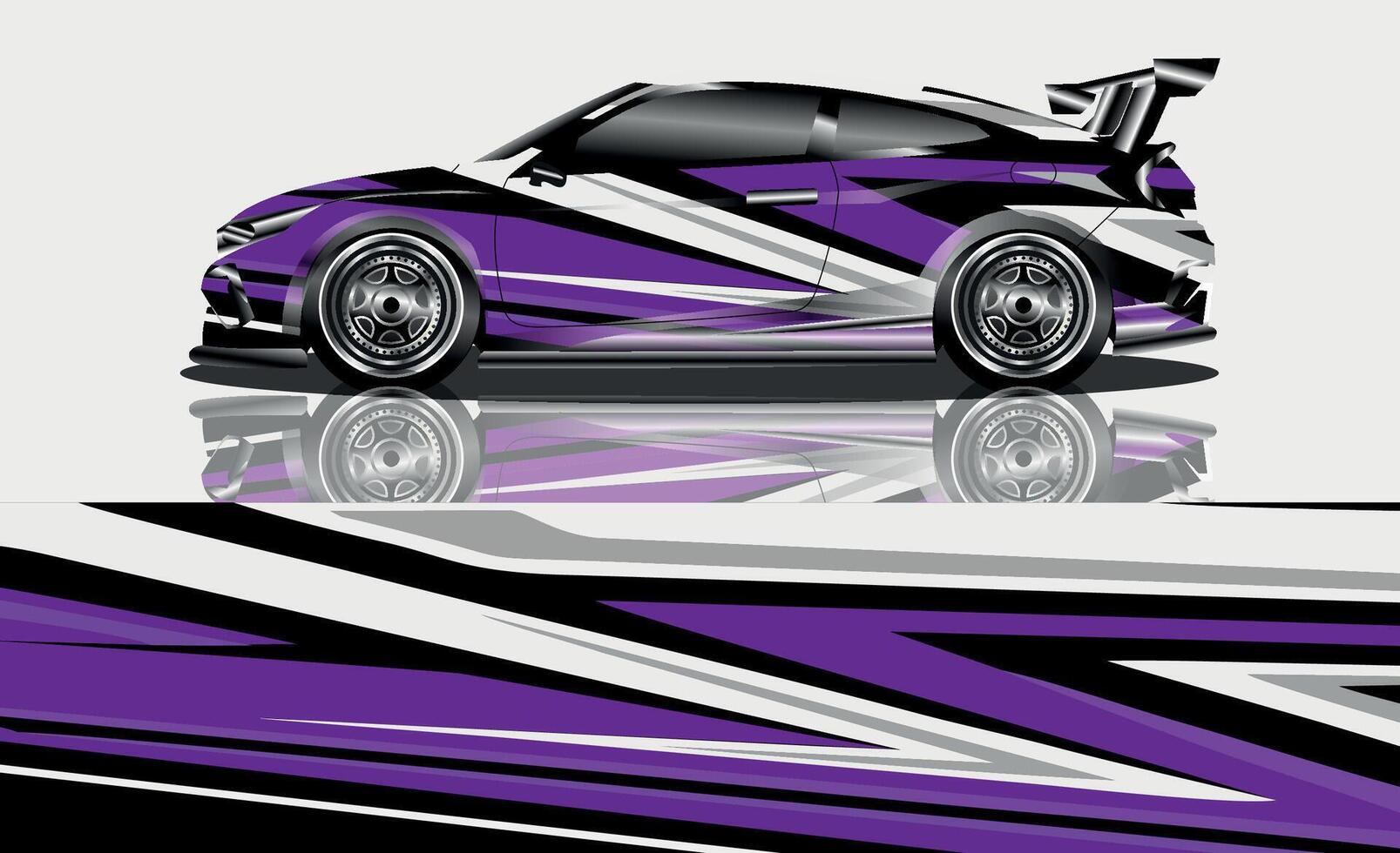 car livery graphic vector. abstract grunge background design for vehicle vinyl wrap and car branding vector