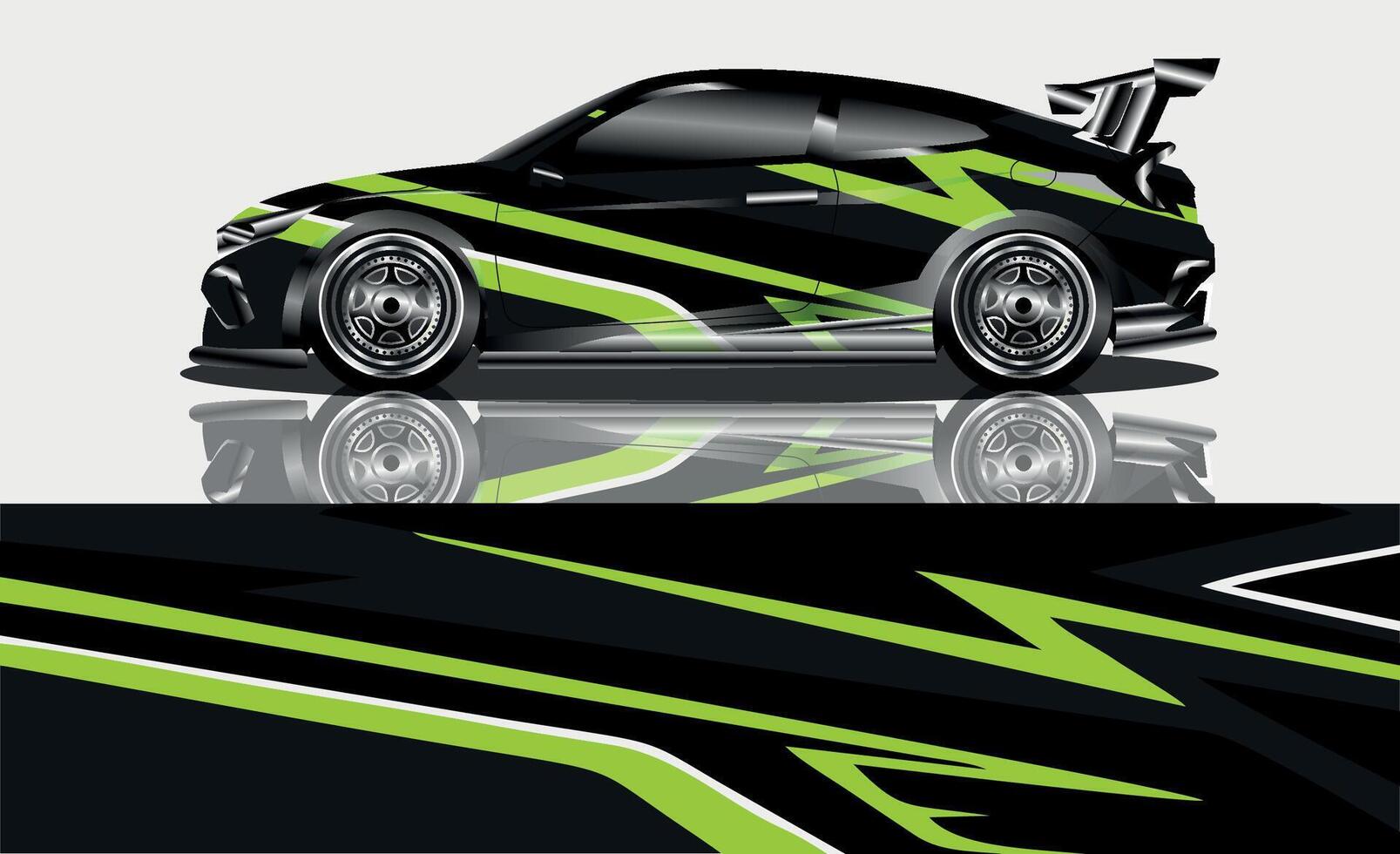 car livery graphic vector. abstract grunge background design for vehicle vinyl wrap and car branding vector