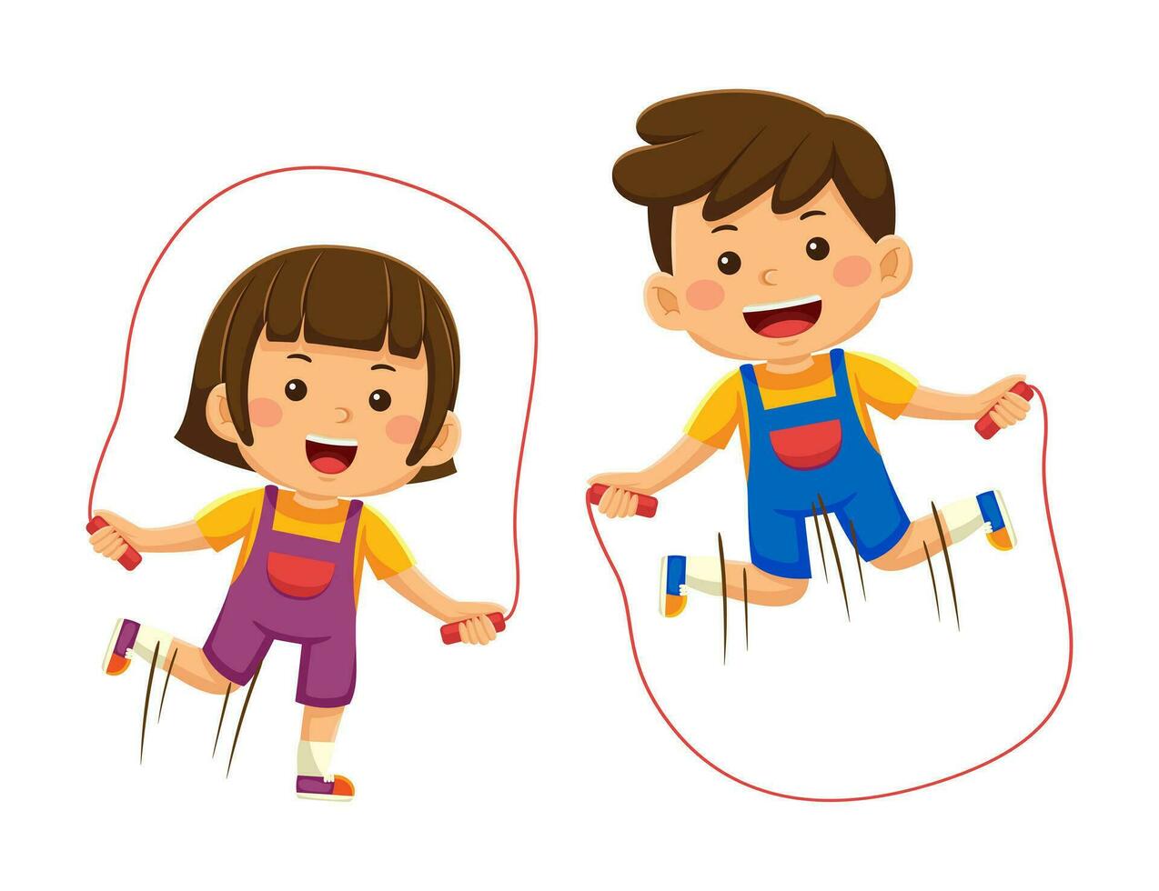 Kids Activity Vector Illustration
