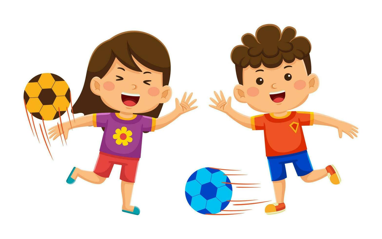 Kids Activity Vector Illustration