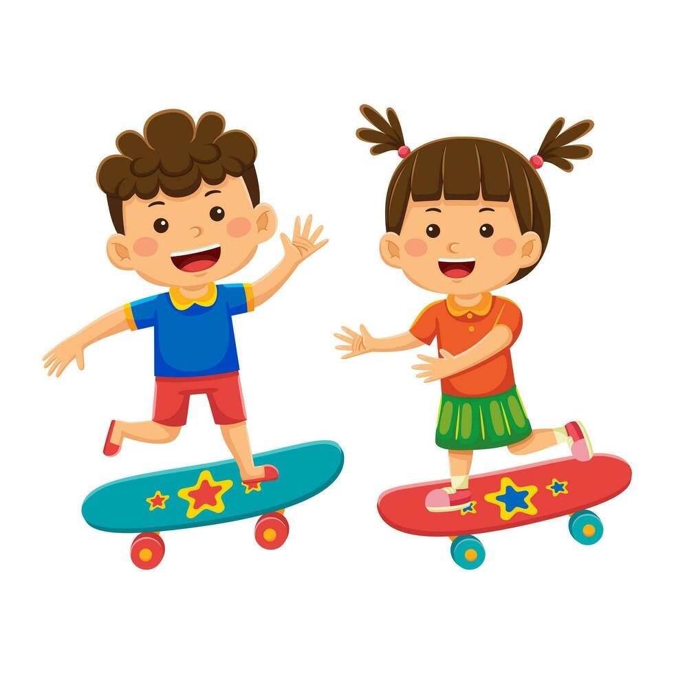 Kids Activity Vector Illustration