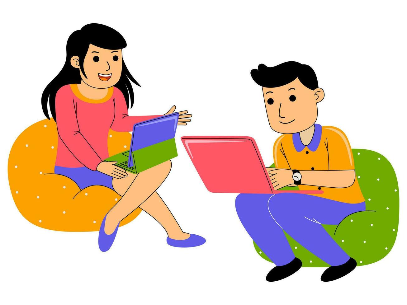 Teamwork Vector Illustration