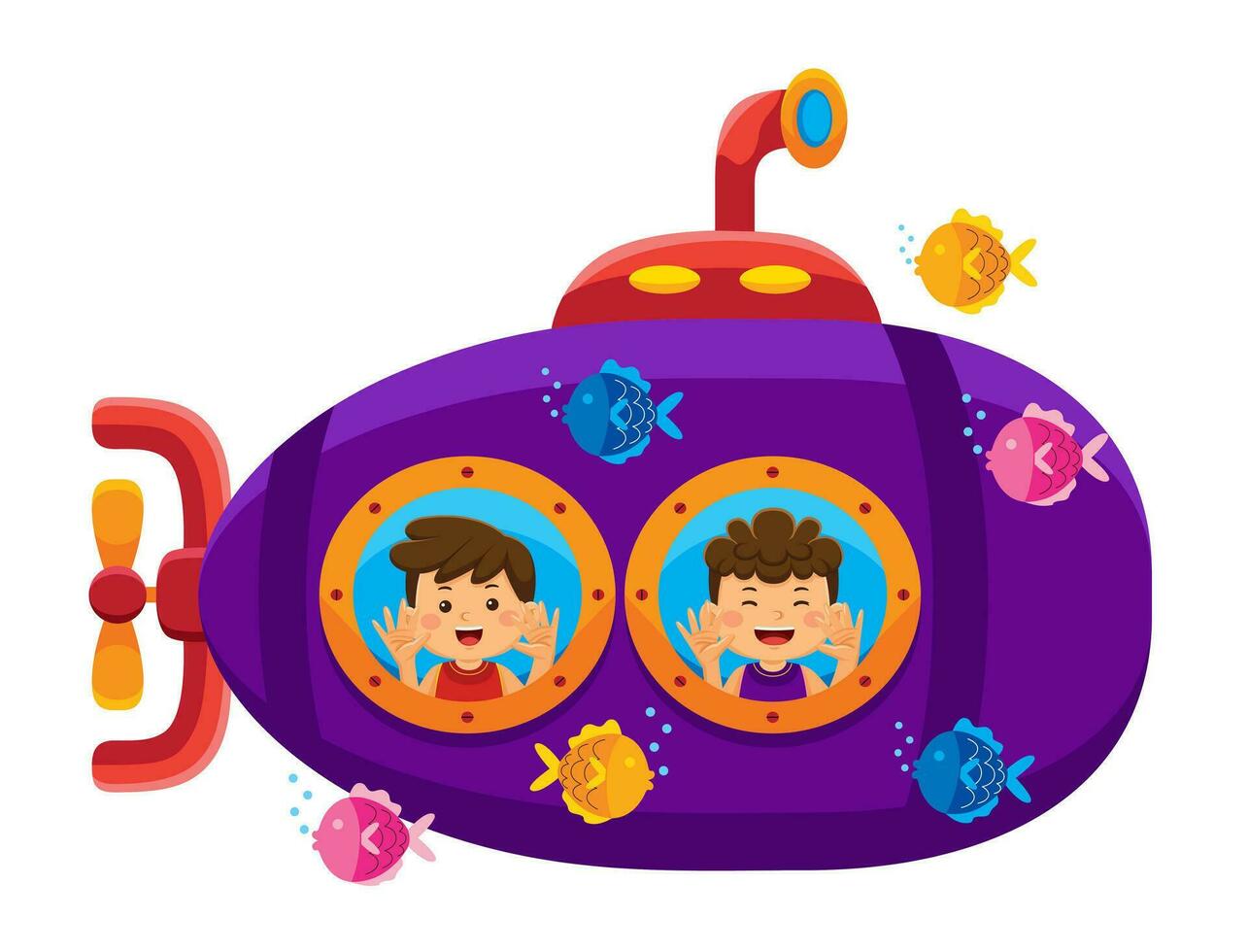 Kids Activity Vector Illustration