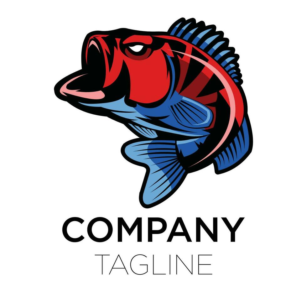 Red Fish logo 26617817 Vector Art at Vecteezy