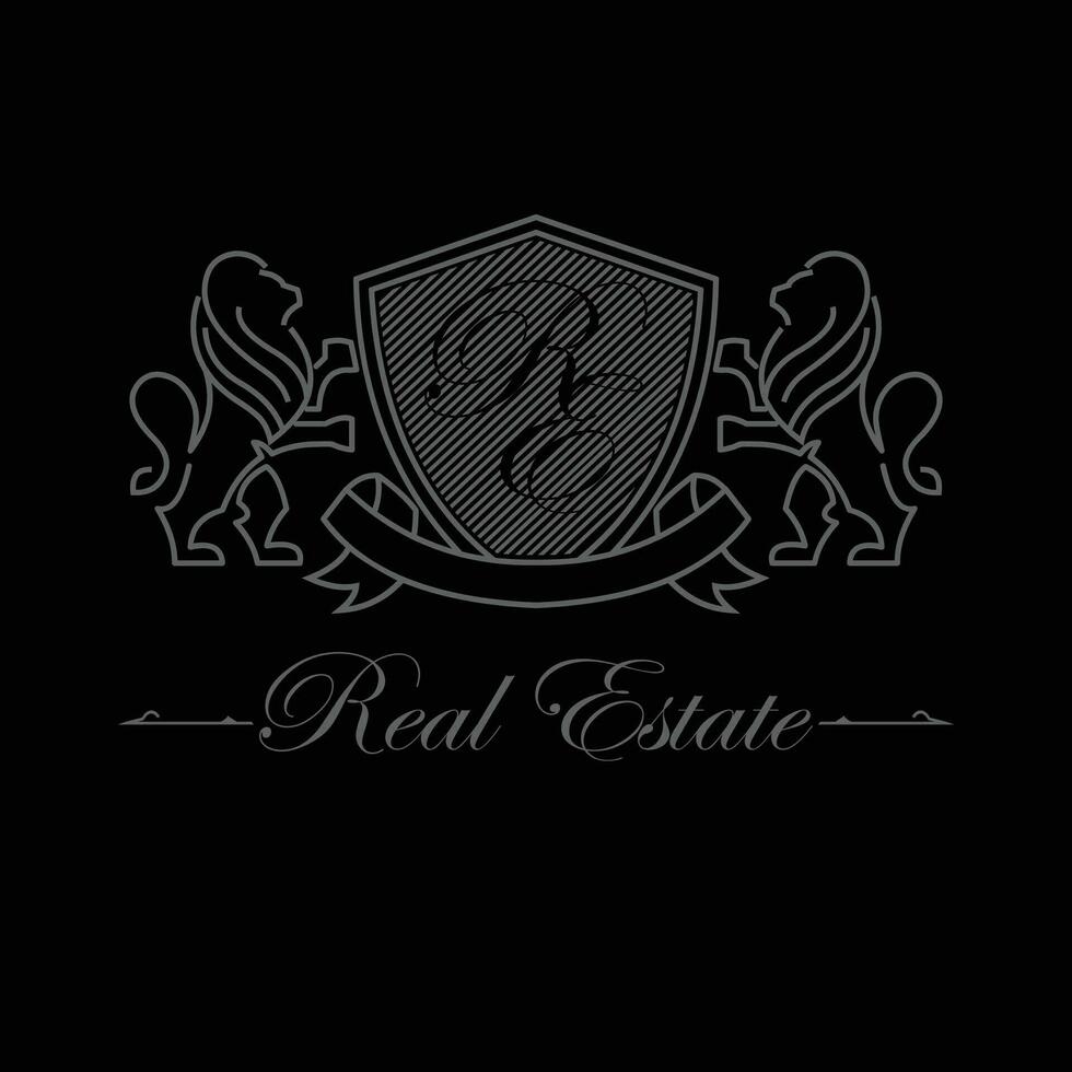 real estate logo vector