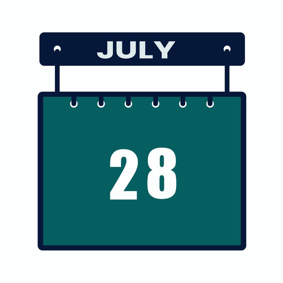 July 28 Calendar Daily Icon Date Month Design 26617907 Vector Art At july-28-calendar-daily-icon-date-month-design-26617907-vector-art-at