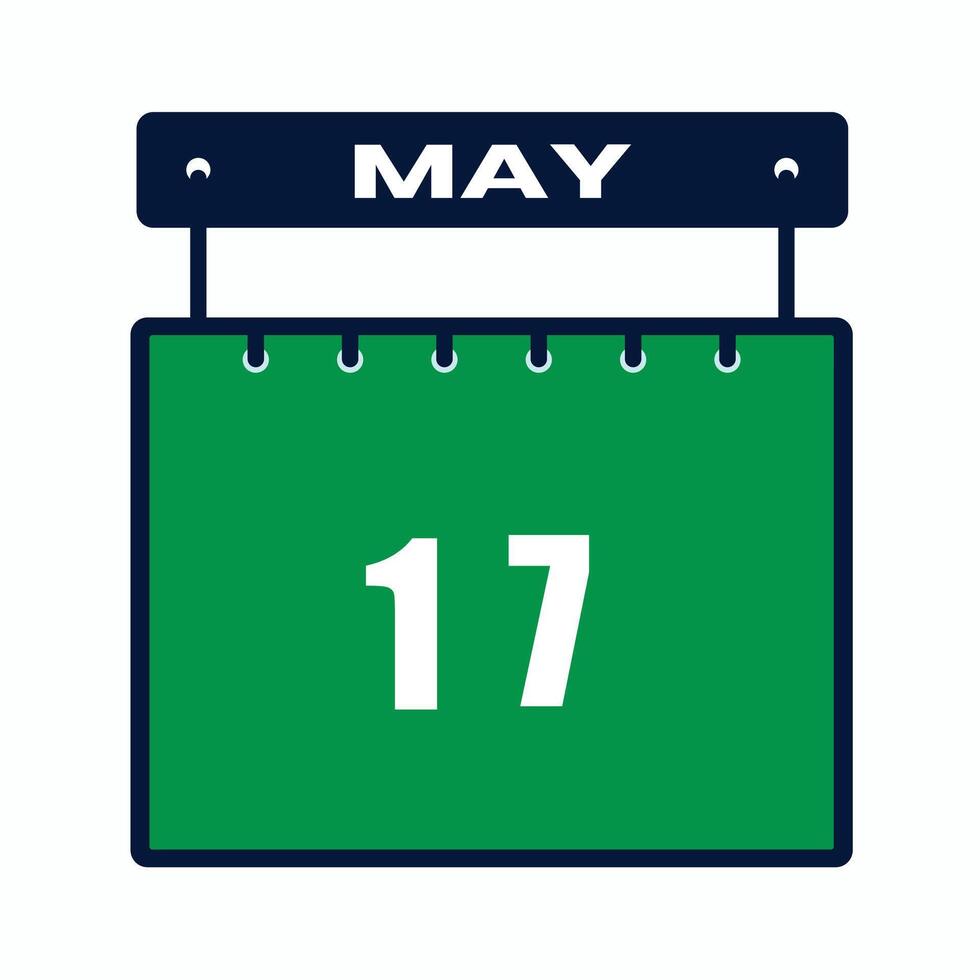 may-17-calendar-daily-icon-date-month-design-26617958-vector-art-at