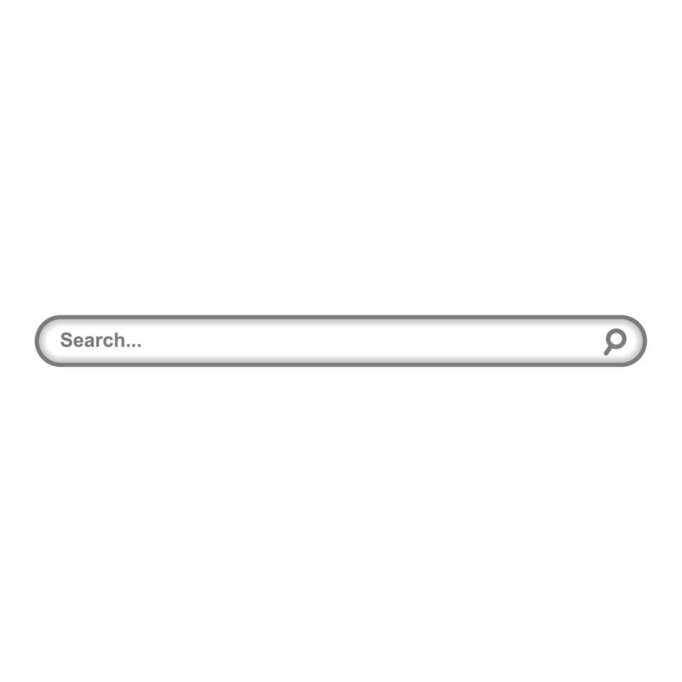 Modern search bar vector ilustration