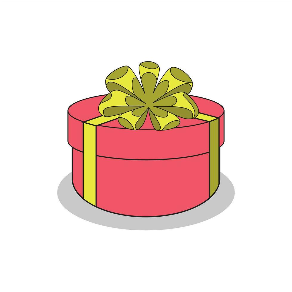 de colores regalo cajas con cinta. cumpleaños regalo caja. Navidad regalo caja vector