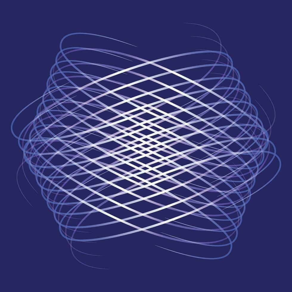 abstract blue background with rays vector