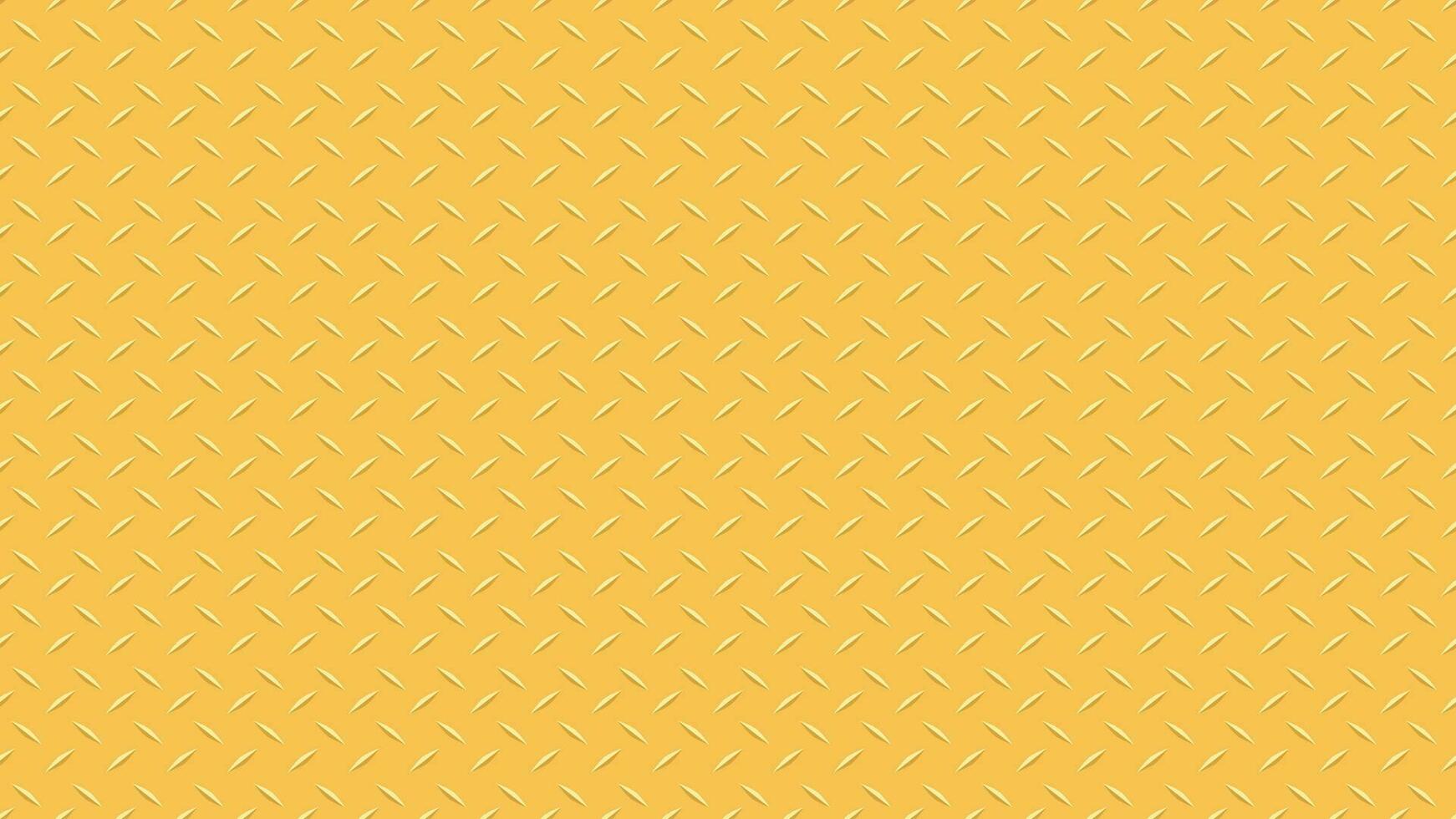 Golden checker plate pattern. Steel diamond plate. Luxury backgrounds. Vector illustration.