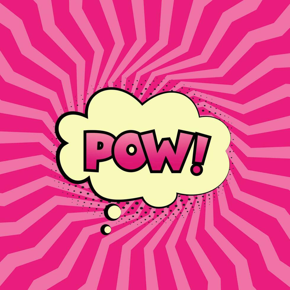 Comic book, Cartoon comic background with various speech bubbles, symbols, pop-art style and sound effects and  style Rays, radial, halftone, dotted effect  colored Halftone Backgrounds vector