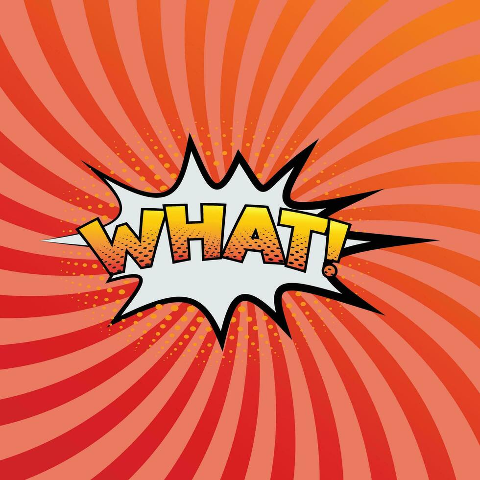 Colorful comic book, Cartoon book background with blank white speech bubbles of different shapes in pop-art style Rays, radial, halftone, dotted effects. Vector illustration