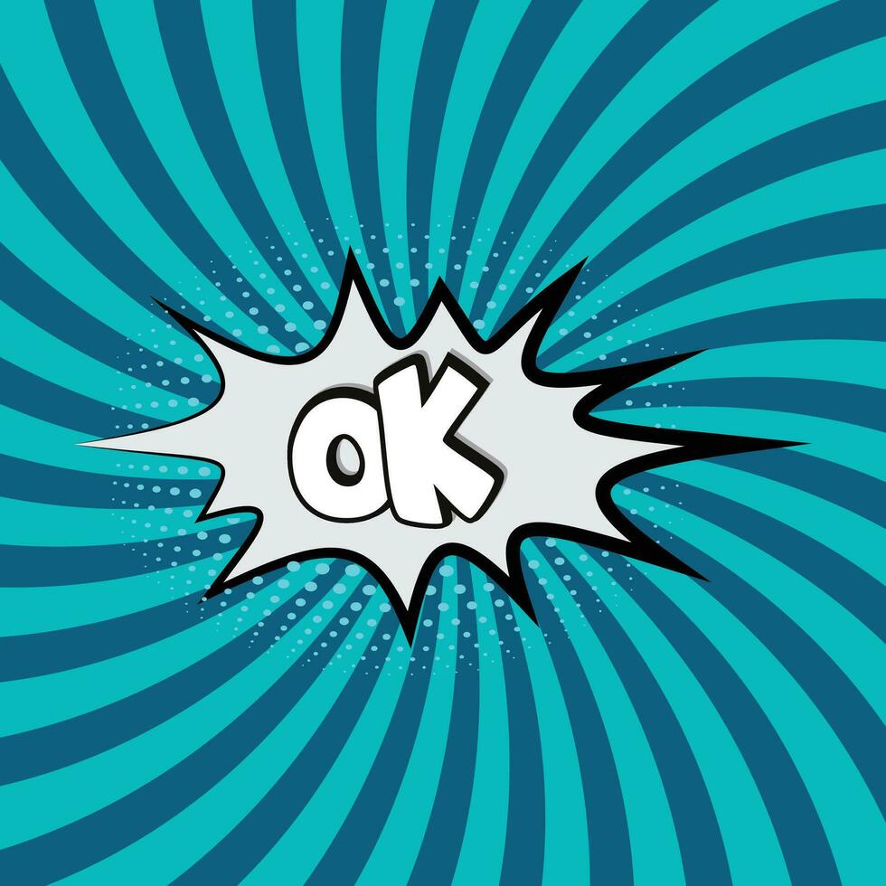 Colorful Comic book, Cartoon comic background with various speech bubbles, symbols, pop-art style and sound effect and  style Rays, radial, halftone, dotted effect colored Halftone Backgrounds vector