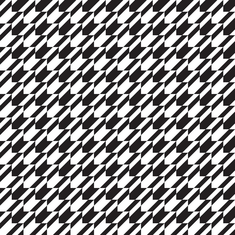 Black and white pattern adapted from houndstooth pattern, seamless pattern. vector