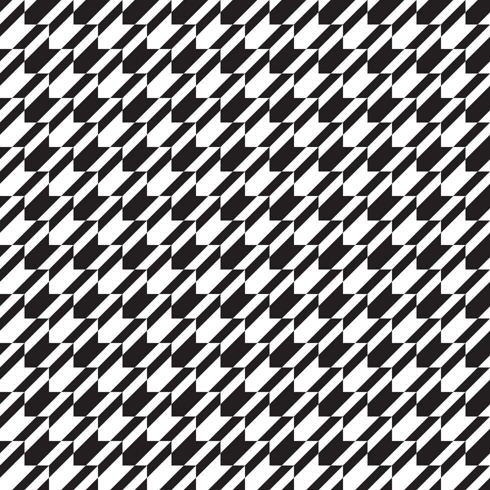 Black and white pattern adapted from houndstooth pattern, seamless pattern. vector