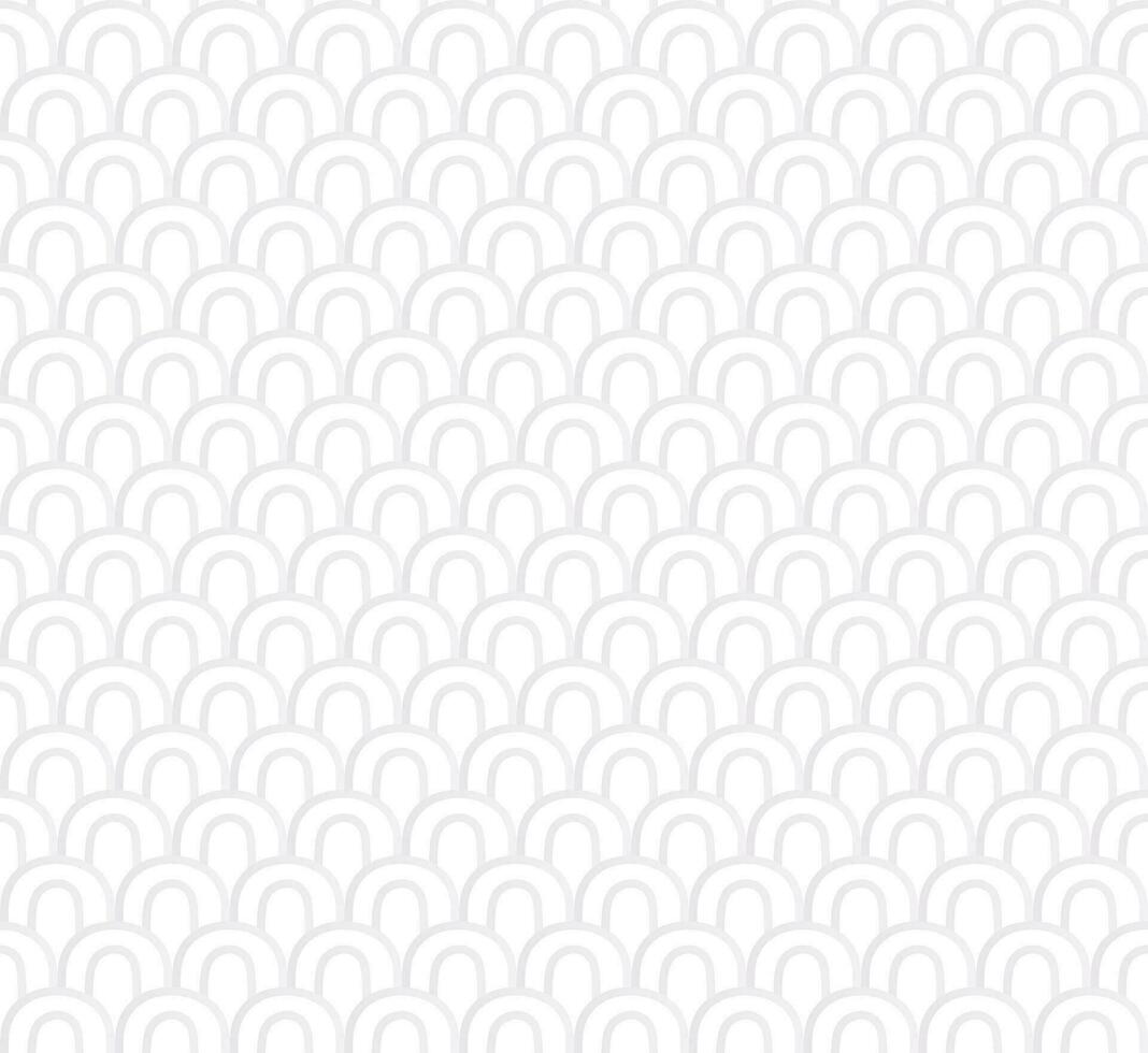 The abstract pattern of overlapping circle shapes. Seamless pattern. White and gray color background. vector