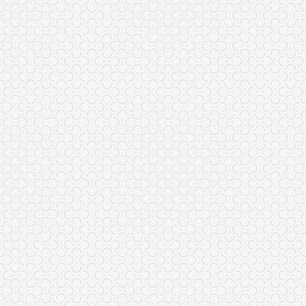 The abstract pattern of overlapping circle shapes. Seamless pattern. White and gray color background. vector