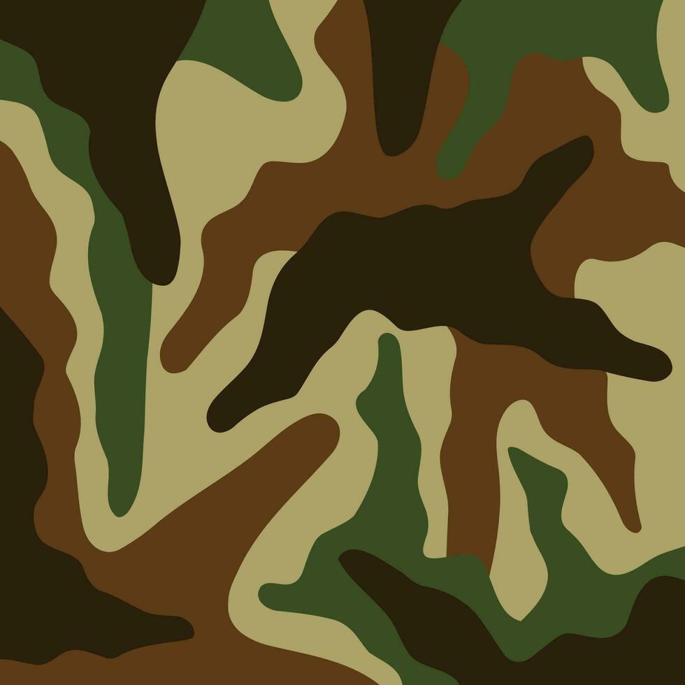 green jungle camouflage pattern vector