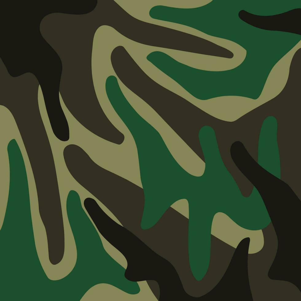 camouflage design for jungle combat ready for your print cloth vector