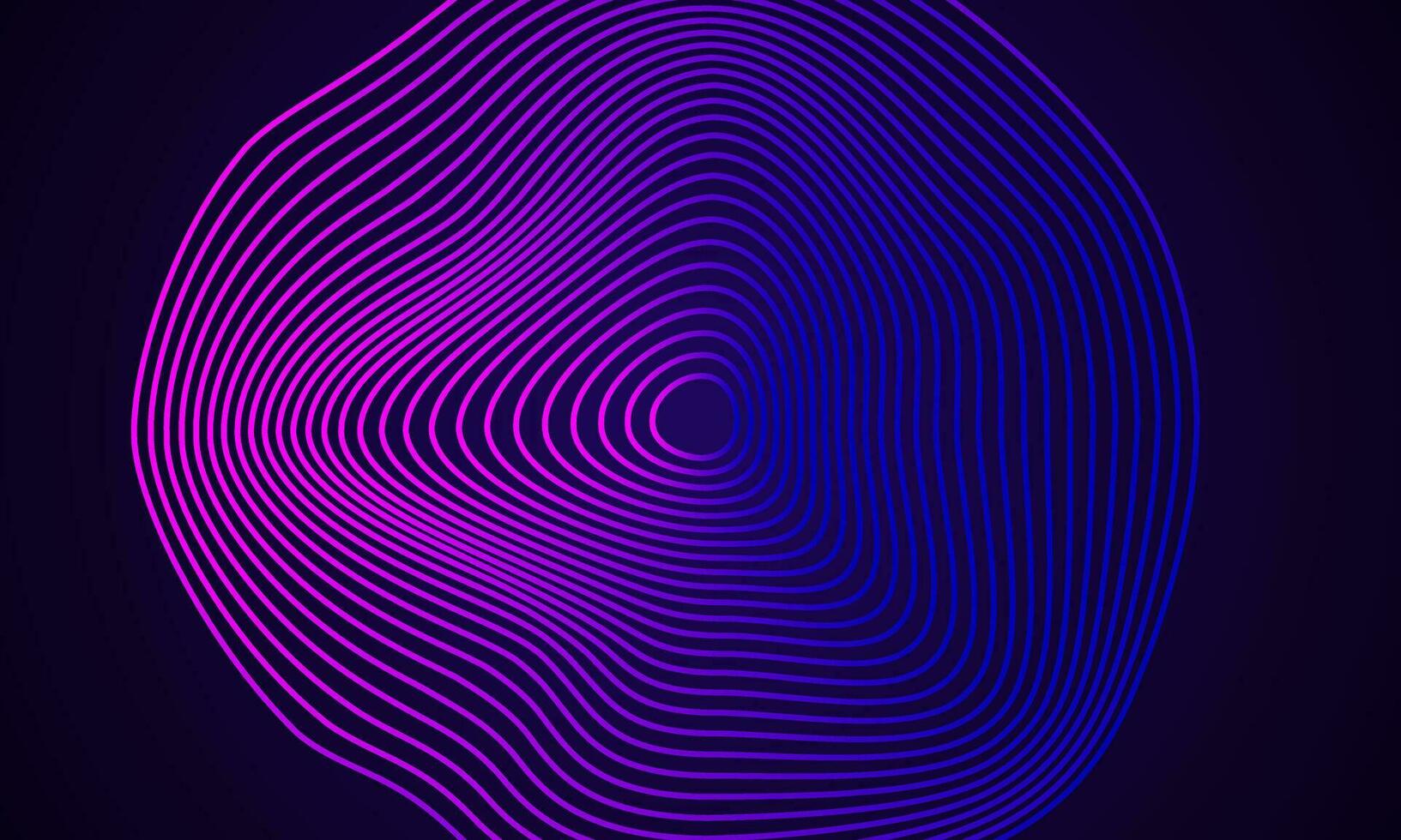abstract glowing circle gradient line pattern. Modern shiny futuristic line background vector