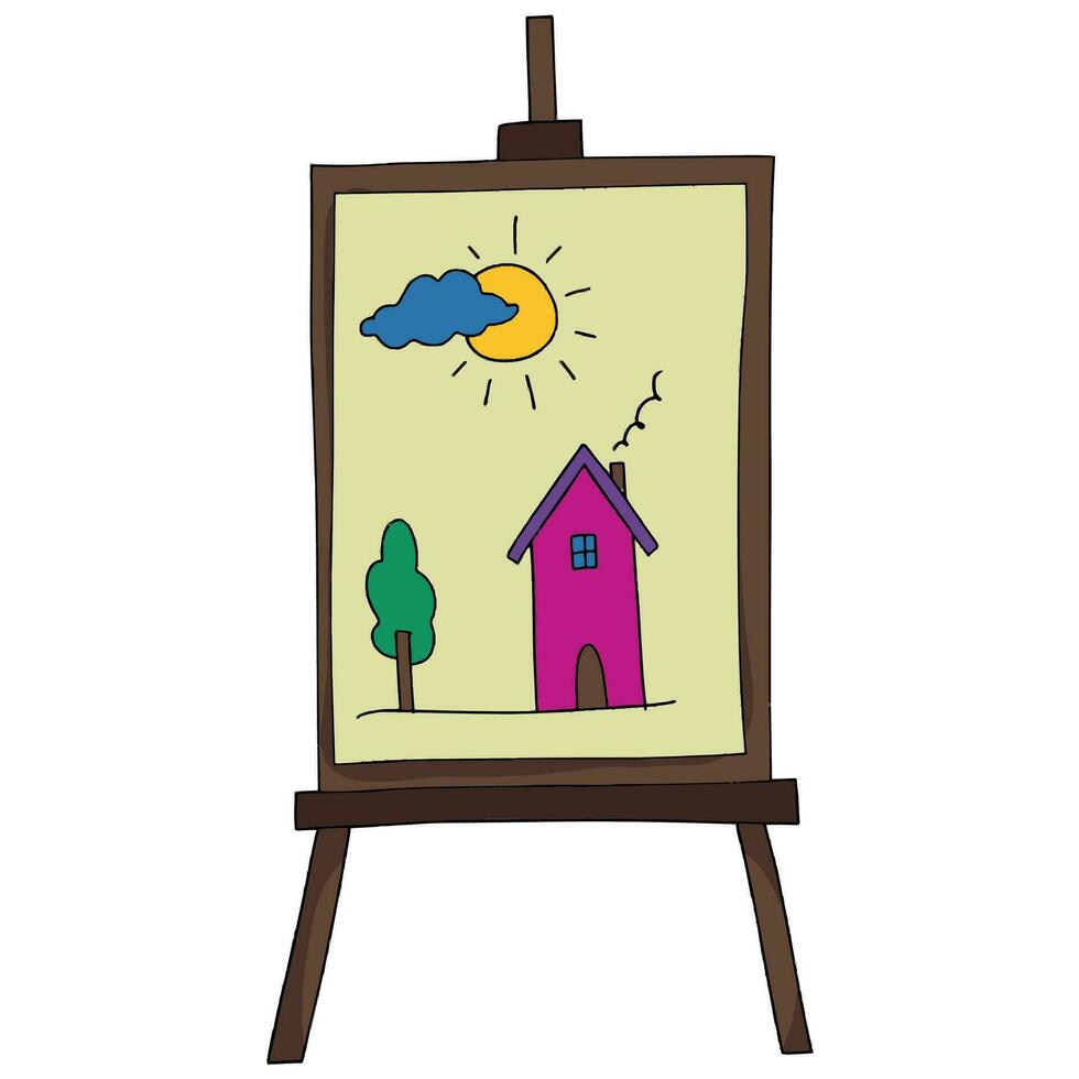 Equipment for creativity. Art and hobby tools. vector isolated element