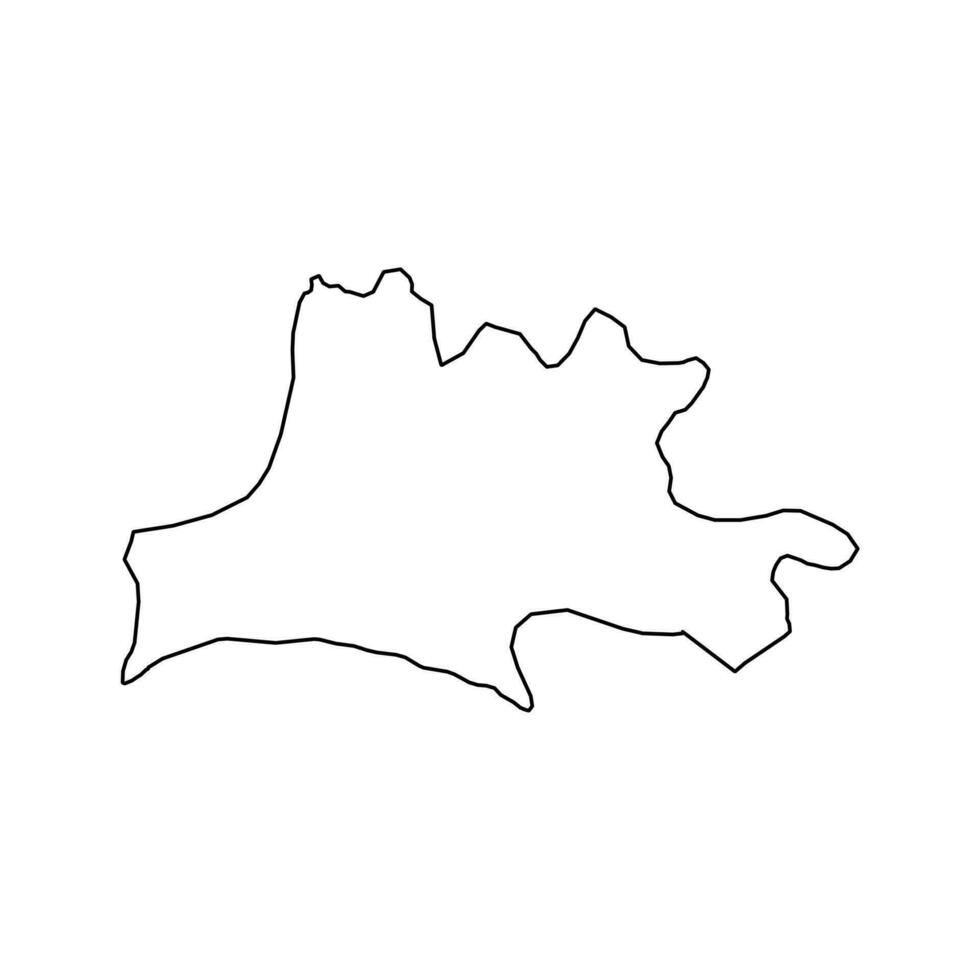 Nasarawa state map, administrative division of the country of Nigeria. Vector illustration.