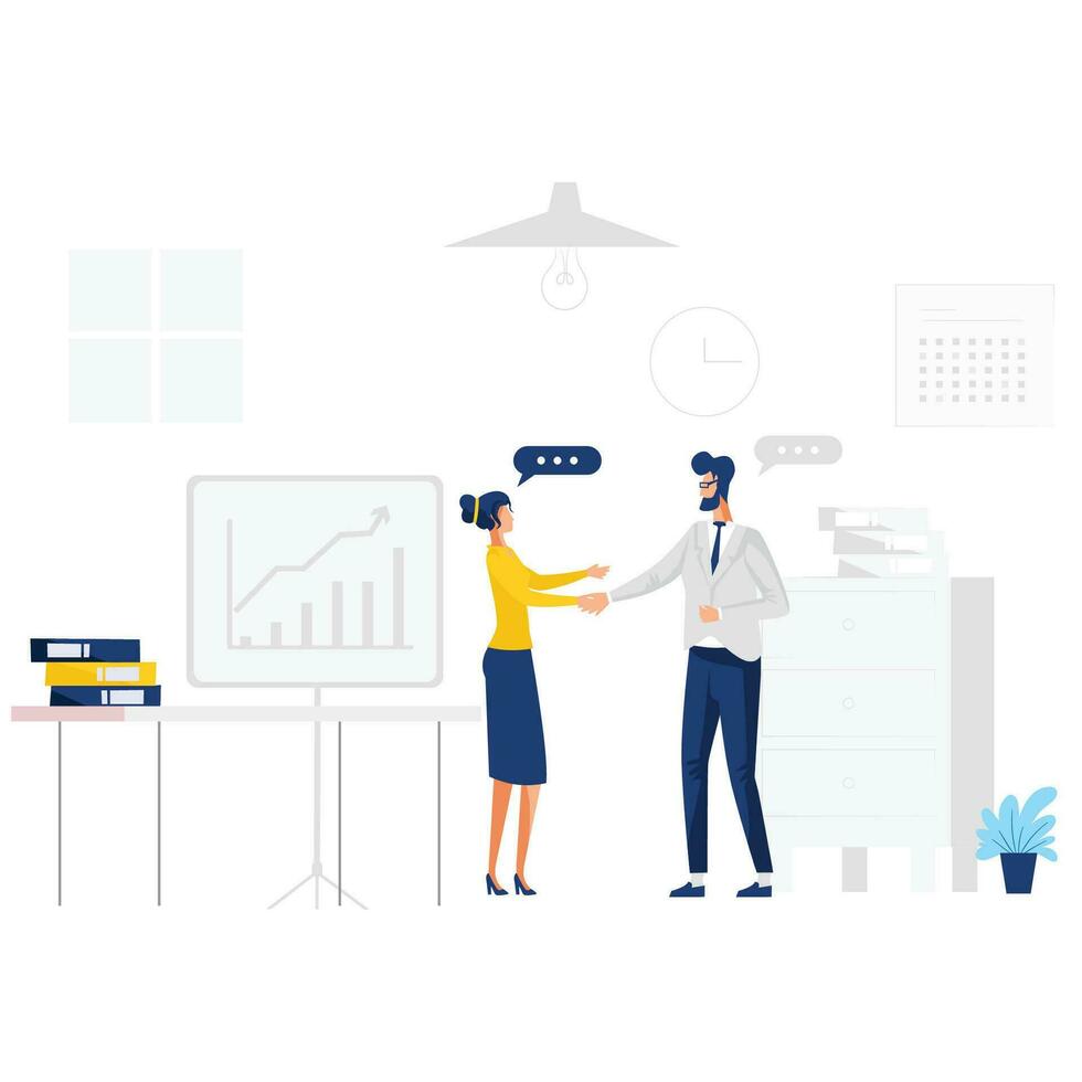 Teamwork business vector