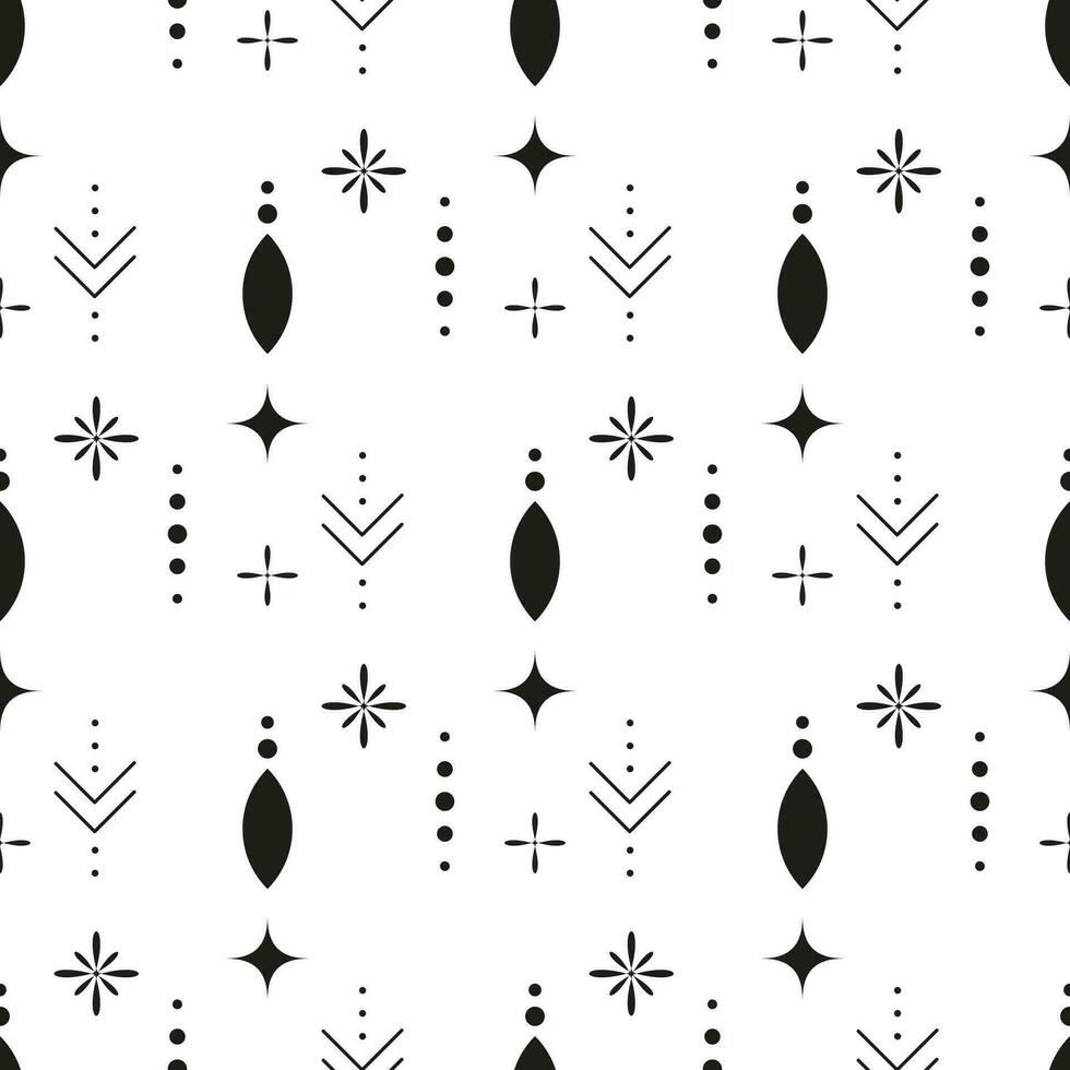 pattern seamless esoteric esoteric dot pattern vector black