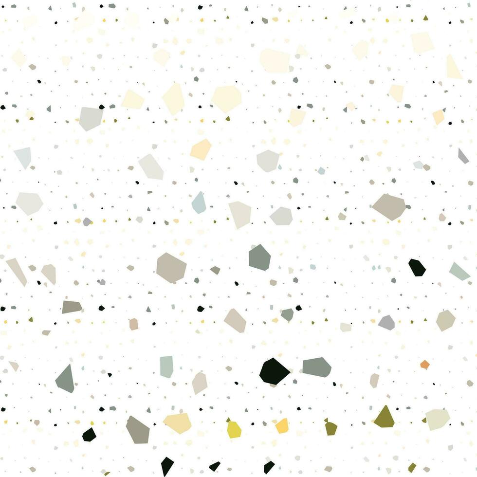 pattern tile coloured mosaic terrazzo delicate colours background vector