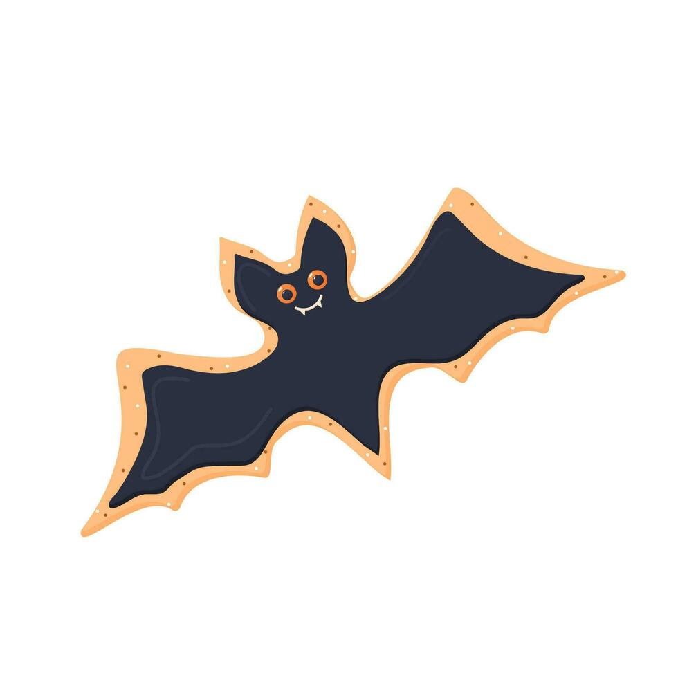 bat biscuits vector illustration Halloween vector illustration