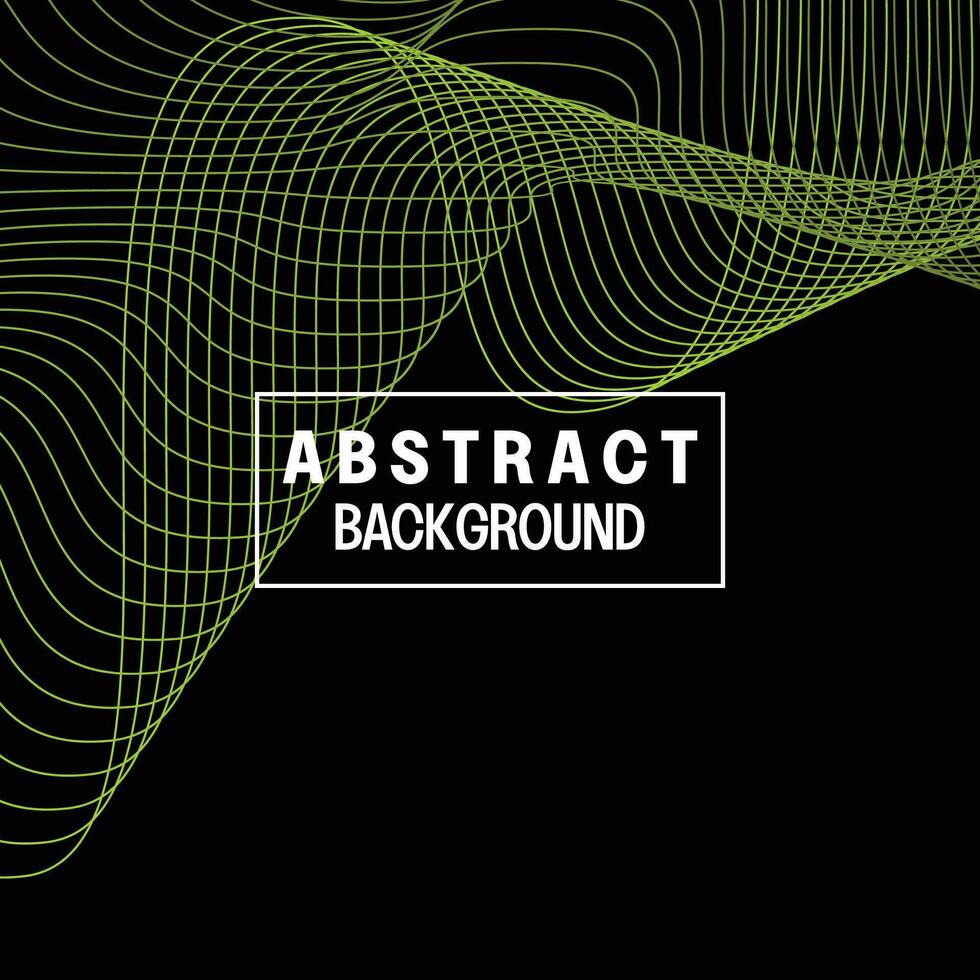 Dark background with an attractive curvy outline pattern vector template for banner