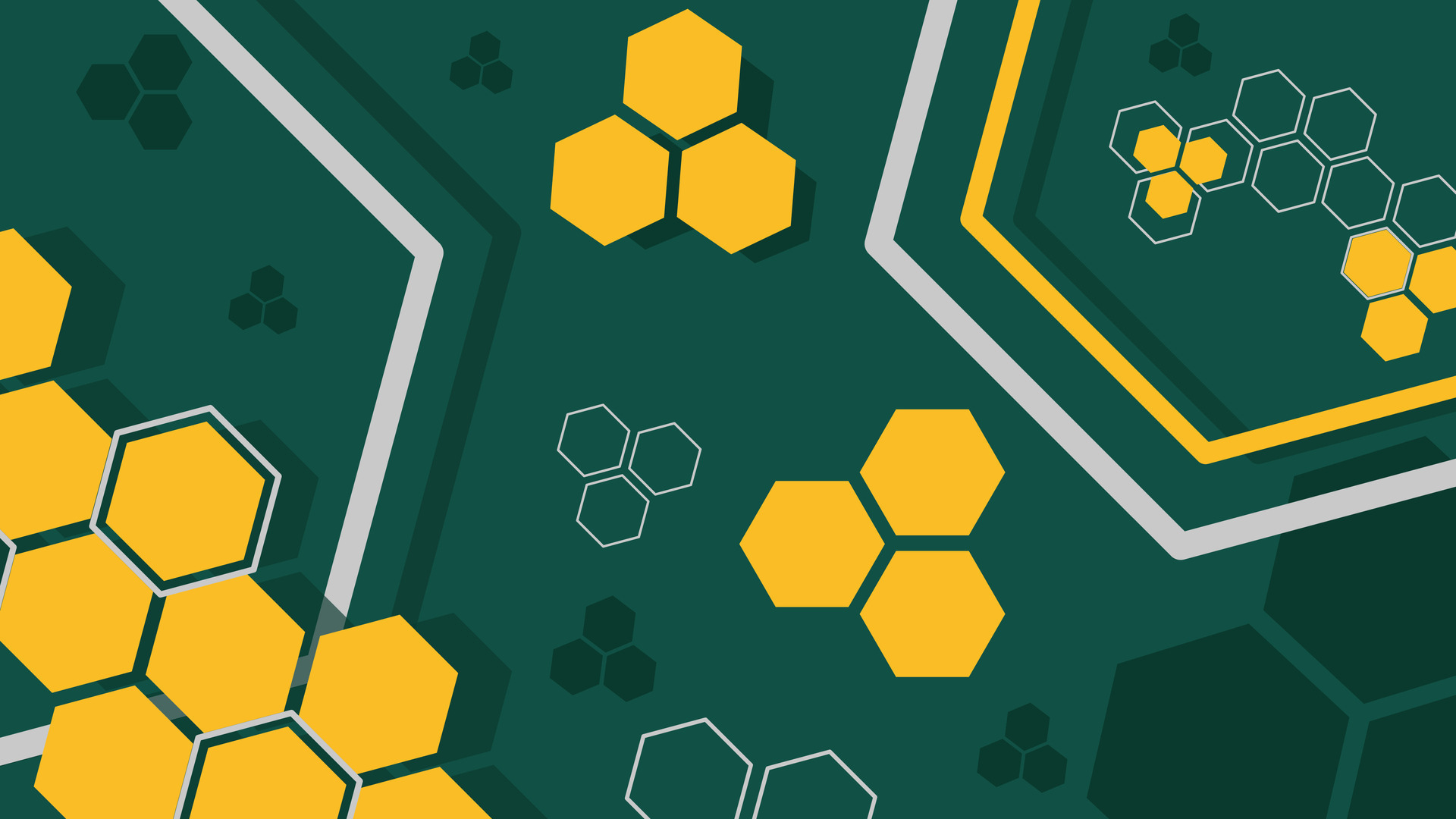 4K ultra high definition Abstract background modern hexagonal