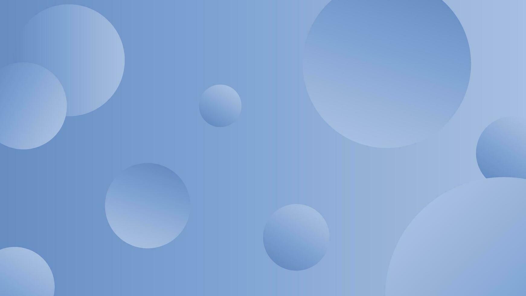 empty blue clean soft color circular gradient background illustration vector