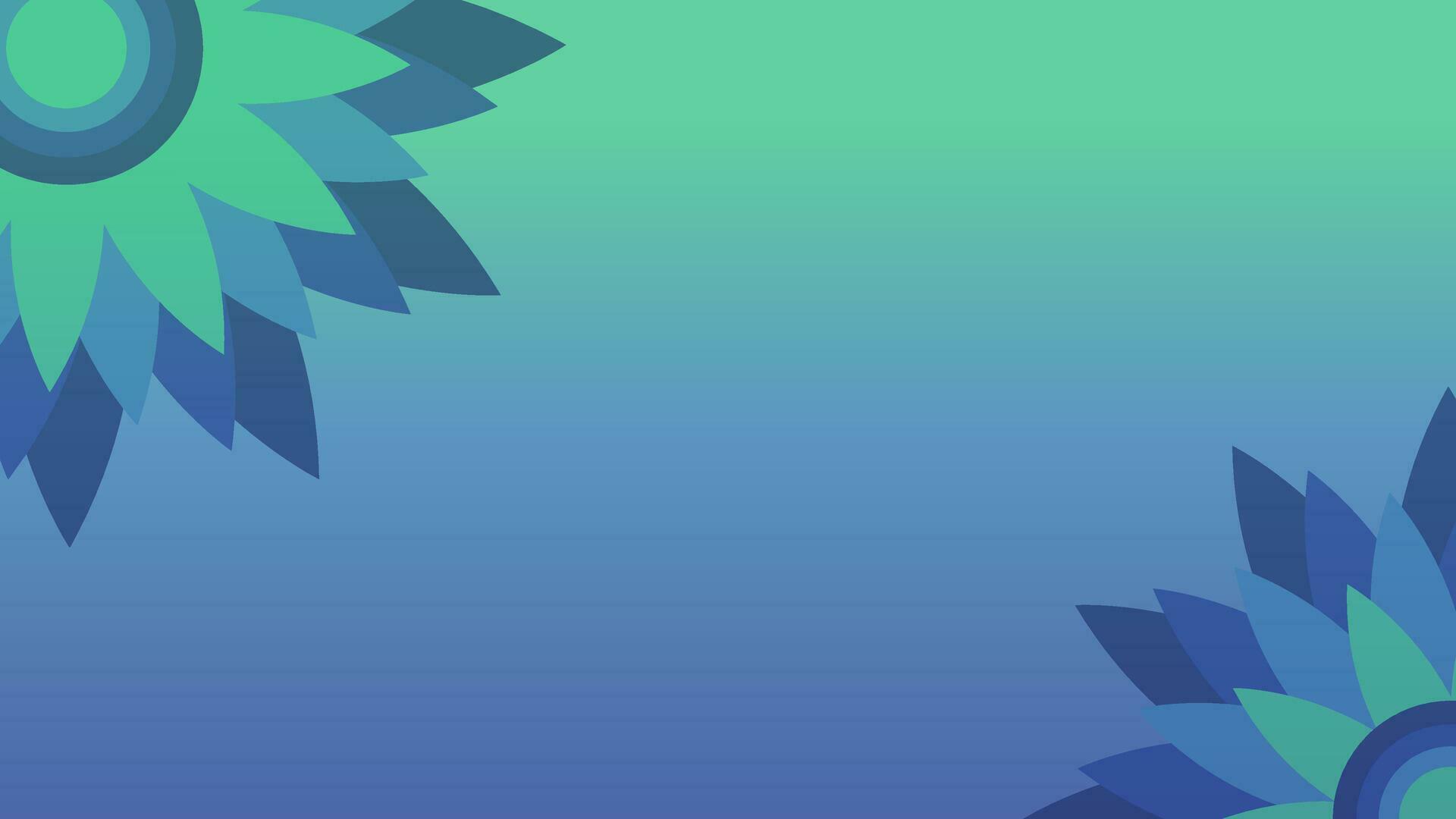 gradient blue flower background illustration 26621535 Vector Art at ...