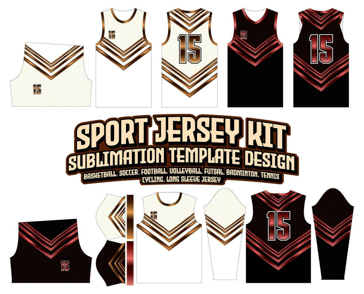 Chevron Arrow Jersey Design Sportswear Background vector
