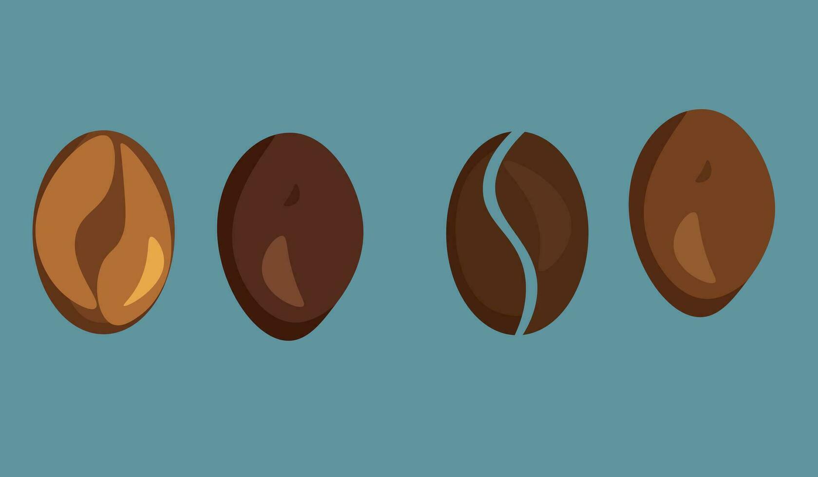 Coffee beans Logo Template vector icon design