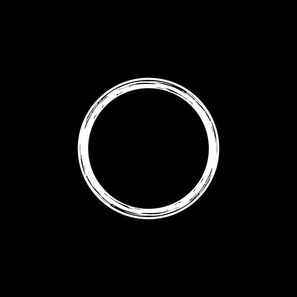 Zen Circle Icon Symbol. Aesthetic Circle Shape for Logo, Art Frame, Art Illustration, Website or Graphic Design Element. Vector Illustration