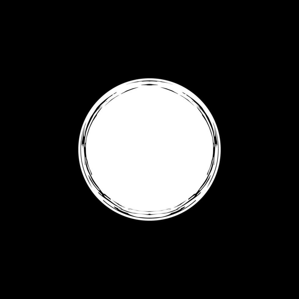 Zen Circle Icon Symbol. Aesthetic Circle Shape for Logo, Art Frame, Art Illustration, Website or Graphic Design Element. Vector Illustration