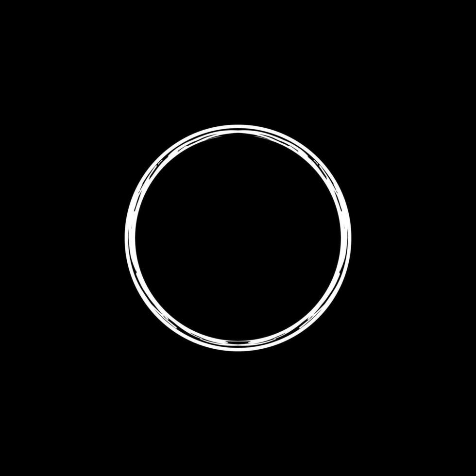 Zen Circle Icon Symbol. Aesthetic Circle Shape for Logo, Art Frame, Art Illustration, Website or Graphic Design Element. Vector Illustration