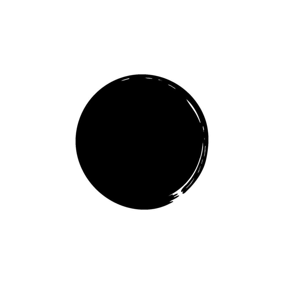 zen circulo icono símbolo. estético circulo forma para logo, Arte marco, Arte ilustración, sitio web o gráfico diseño elemento. vector ilustración