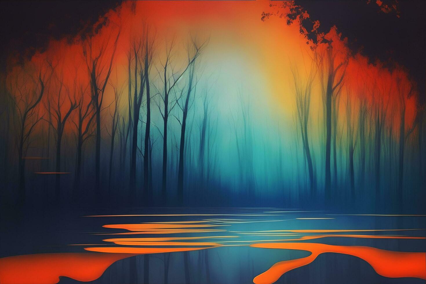 Abstract background that captures the essence of tranquility and serenity photo