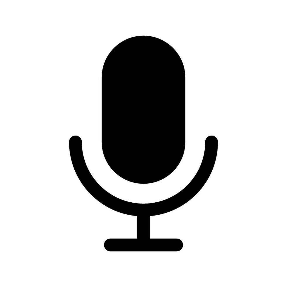 Microphone Icon Vector Symbol Design Illustration