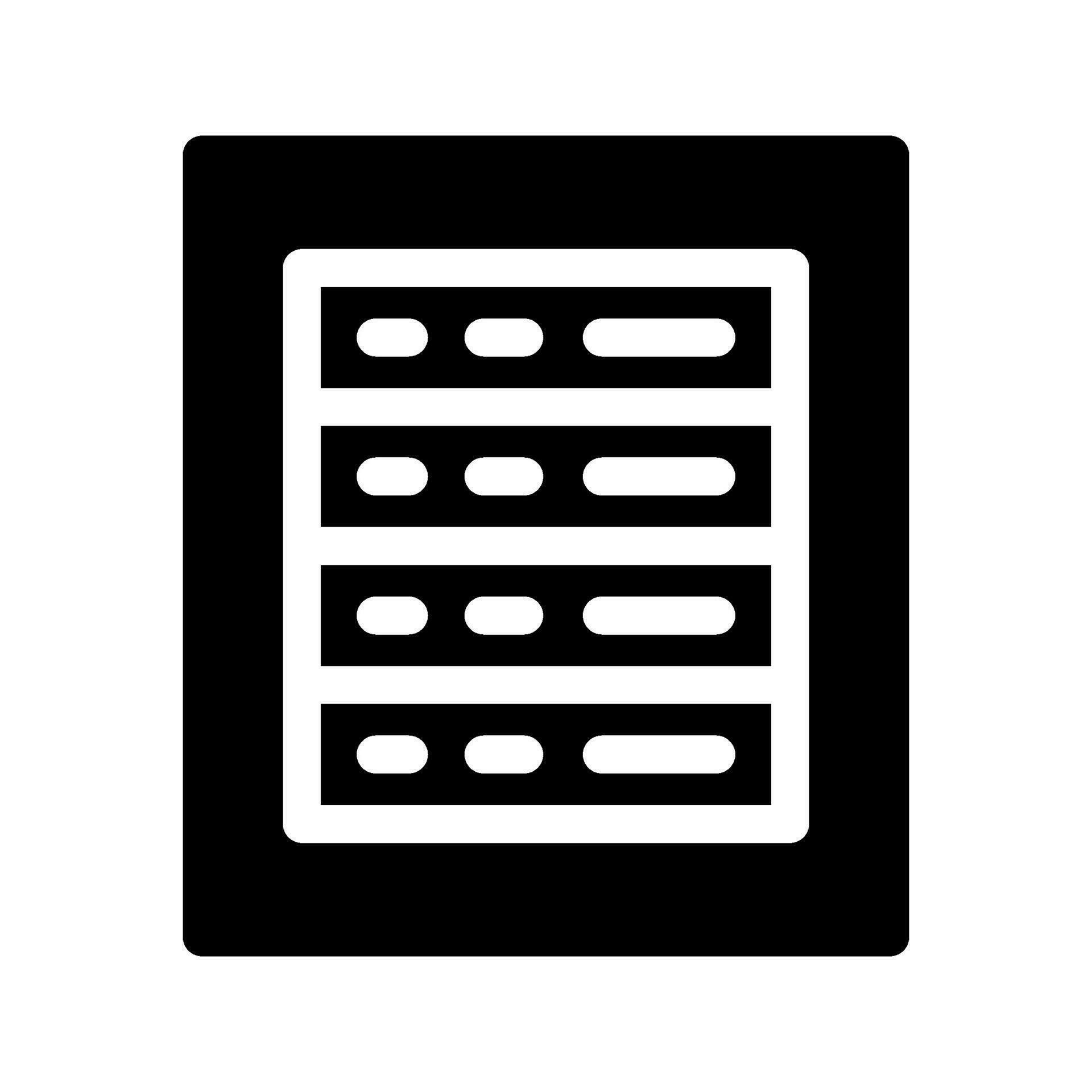 Mainframe Icon Vector Symbol Design Illustration 26622021 Vector Art at ...