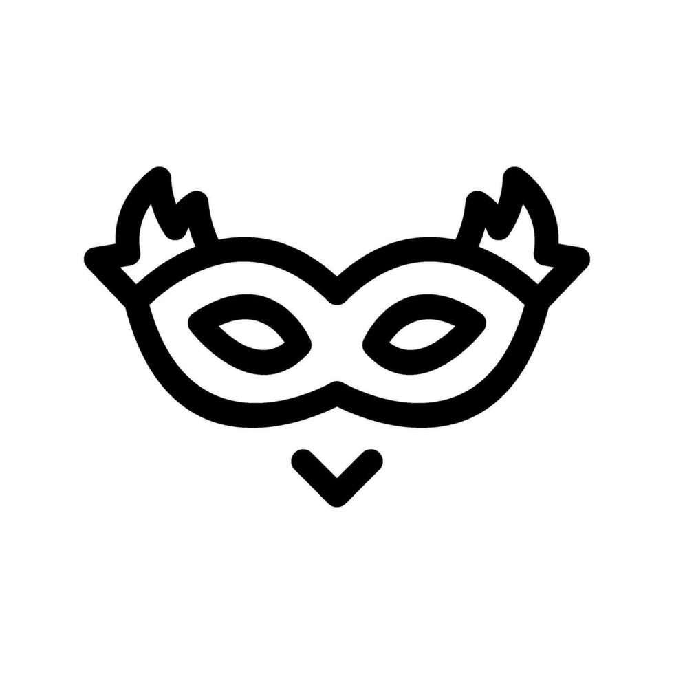 Eye Mask Icon Vector Symbol Design Illustration