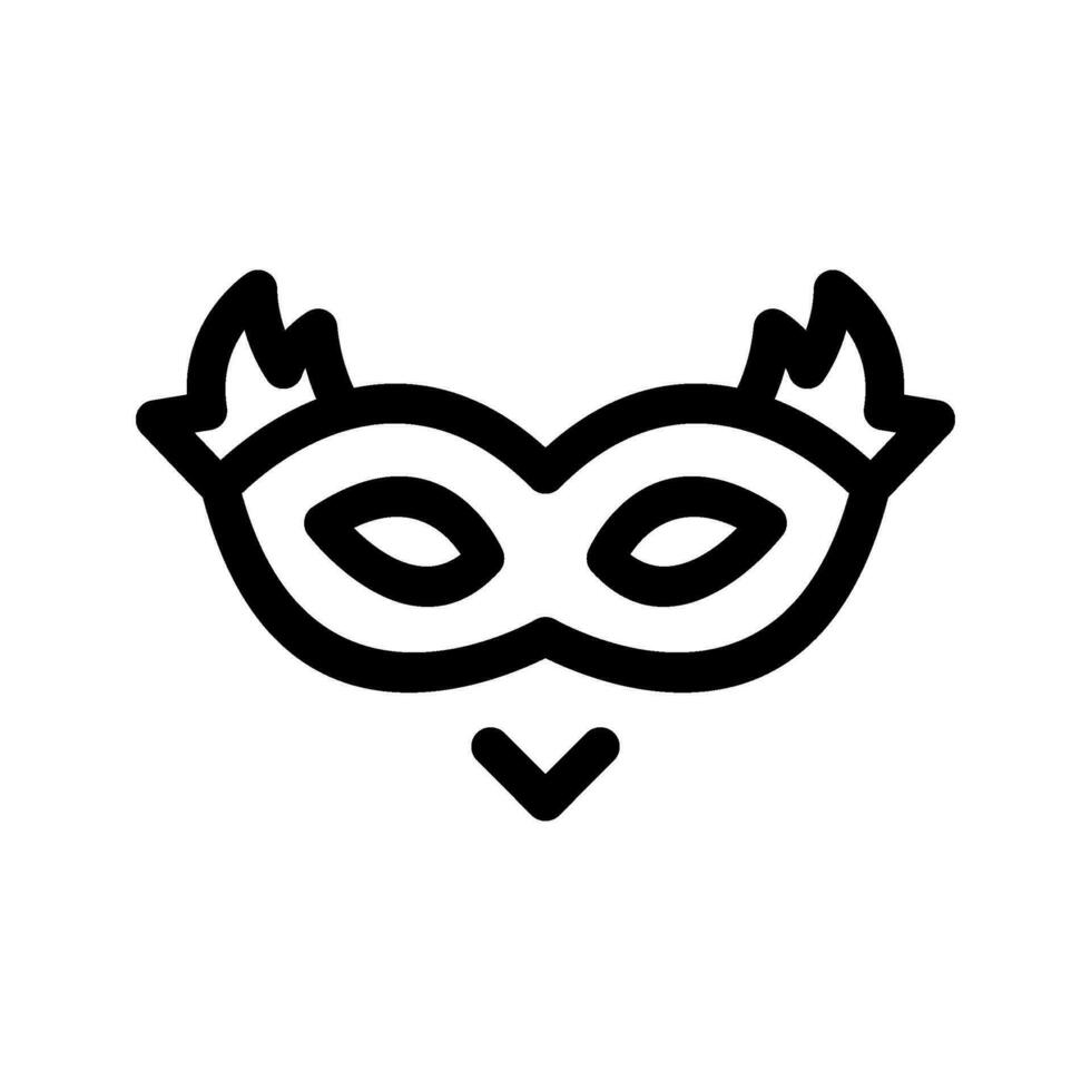 Eye Mask Icon Vector Symbol Design Illustration