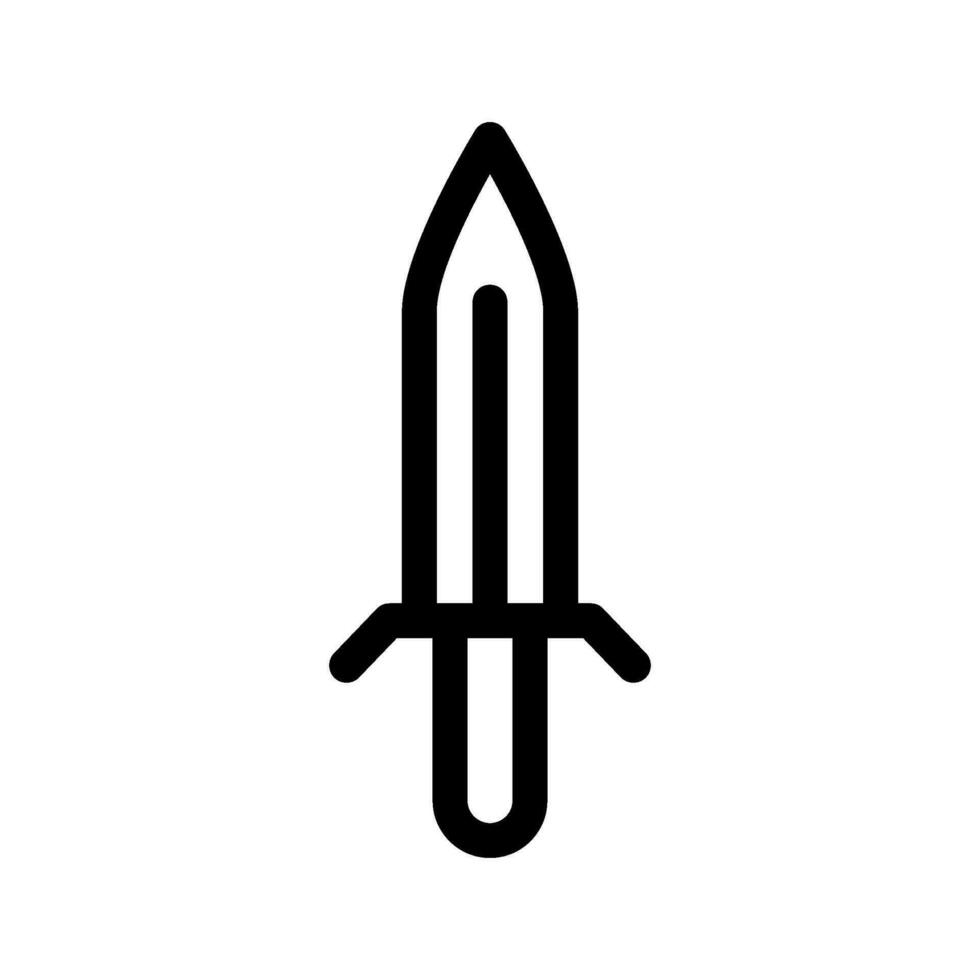 Sword Icon Vector Symbol Design Illustration