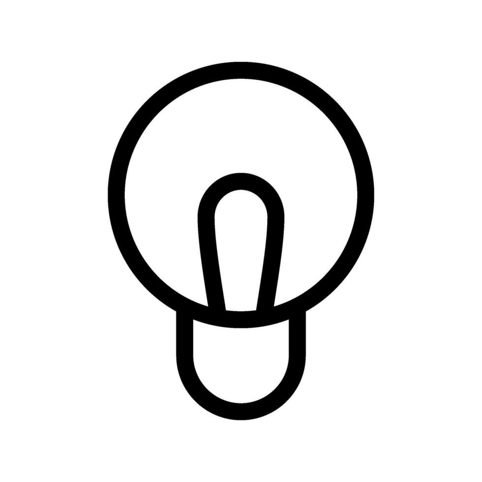 Lightbulb Icon Vector Symbol Design Illustration