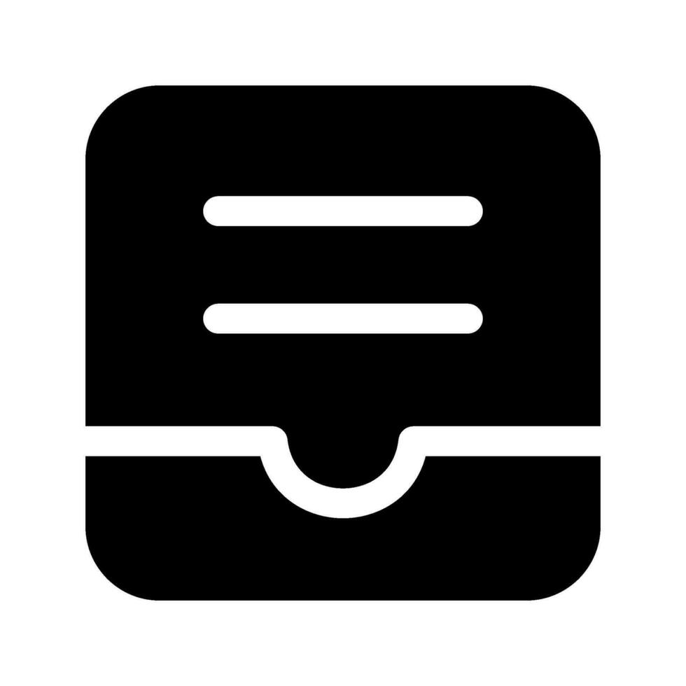 Inbox Icon Vector Symbol Design Illustration